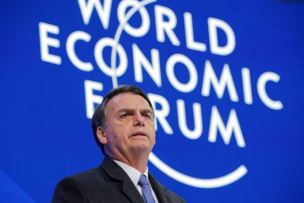 “Não queremos uma América do Sul bolivariana”, diz Bolsonaro, em Davos