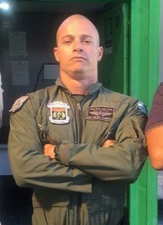 Morre PM que estava no helicóptero que caiu na Baía de Guanabara, no Rio