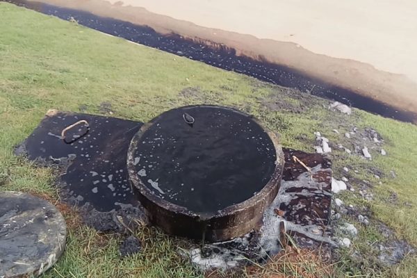 Chorume de Aterro Sanitário de Brasília vaza e atinge córrego Melchior