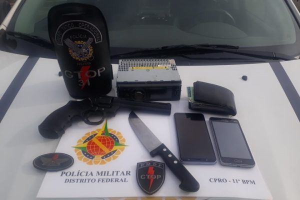 PMDF prende quadrilha especializada em roubar motoristas de aplicativo