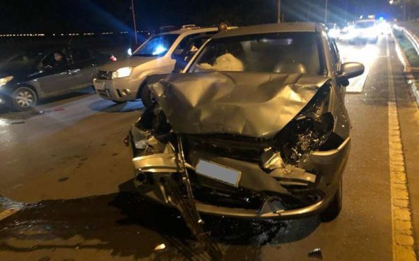 Motorista alcoolizado fura blitz e provoca acidente em Santa Maria