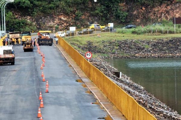 DER conclui obras de recapeamento da Barragem do Paranoá