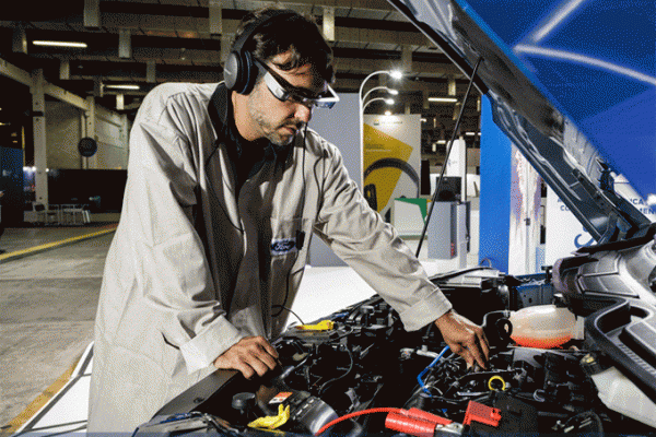 Realidade aumentada na concessionária agiliza conserto do seu carro