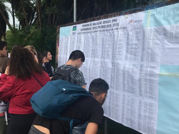 UnB divulga resultado do PAS para o 2º semestre de 2019; veja nomes e calendário