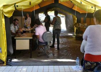 Tenda de hidratação da Candangolândia muda para UBS do Guará