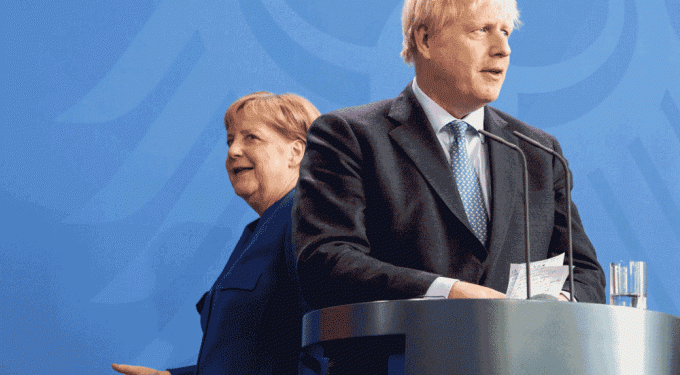 Merkel adverte Johnson que acordo sobre o Brexit é “improvável”
