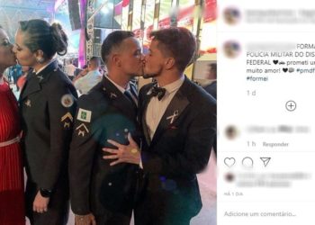 Beijo gay em formatura da PMDF gera investigação por homofobia
