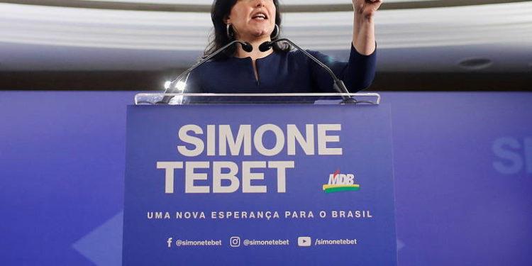 Tebet cita combate à fome e líderes históricos do MDB em pré-candidatura ao Planalto
