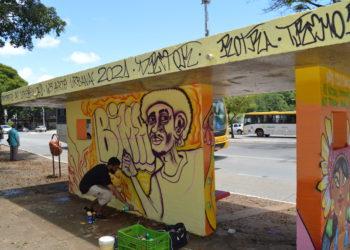 Grafite muda a paisagem da W3 Sul