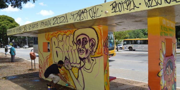 Grafite muda a paisagem da W3 Sul