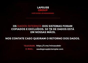 Site do Ministério da Saúde sofre ataque e dados do ConecteSUS são afetados