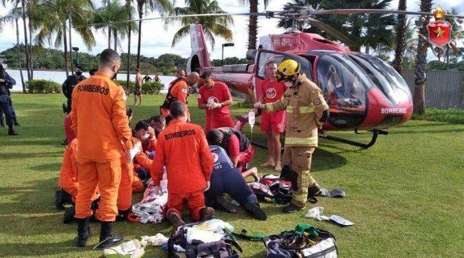 Mulher que teve braço amputado em acidente com lancha morre no hospital