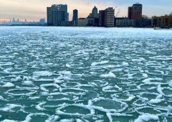 Formações de gelo misteriosas são vistas nos EUA em meio a baixas temperaturas