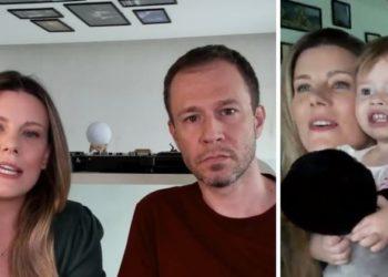 Tiago Leifert e a mulher Daiana contam na web que filha tem câncer: “Já fez quatro Químios”