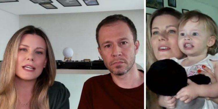 Tiago Leifert e a mulher Daiana contam na web que filha tem câncer: “Já fez quatro Químios”
