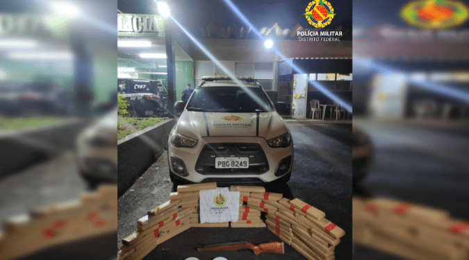 Cerca de 60kg de maconha são apreendidos em condomínio de Santa Maria