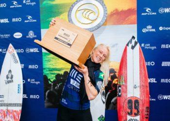 WSL: Tatiana Weston-Webb fatura o título da etapa de Peniche do Circuito Mundial de Surfe