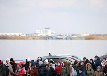 Ucranianos fogem com medo de novo ataque russo e deixam cidade vazia