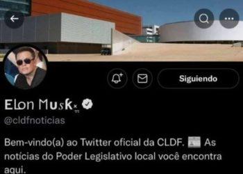 Conta no Twitter, que teve o nome trocado para Elon Musk, foi tirada do ar.