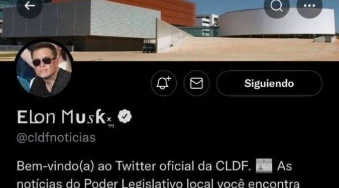 Conta no Twitter, que teve o nome trocado para Elon Musk, foi tirada do ar.