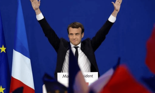 Macron é reeleito presidente da França, apontam projeções