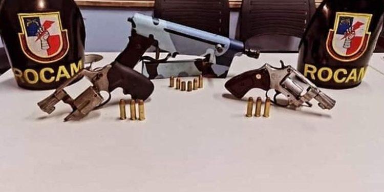 Trio é preso com submetralhadora após dar rajada de tiros durante festa no Amazonas