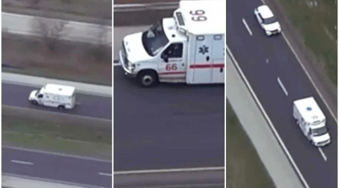 GTA da vida real? Homem rouba ambulância e é perseguido por duas horas