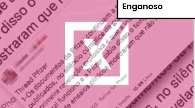 Post tira documentos da Pfizer de contexto e engana ao sugerir que imunidade natural é suficiente para combater a covid-19