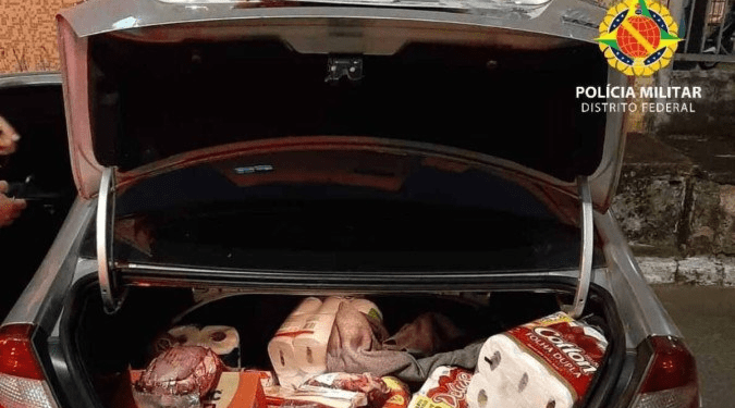 Homem é preso após roubar mais de R$ 2 mil em produtos de mercado