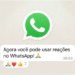 WhatsApp: como usar as novas reações de mensagens