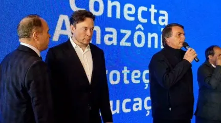 Elon Musk e Bolsonaro se encontram em SP e tratam de conexão na Amazônia