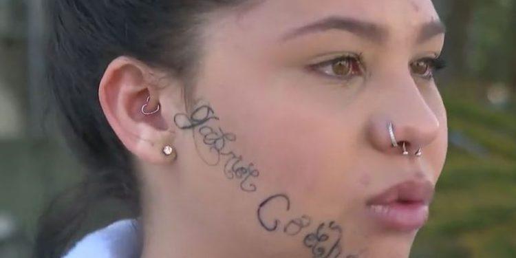 Jovem passará por procedimento para retirar tatuagens feitas pelo ex