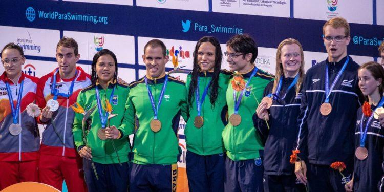 Dois ouros marcam penúltimo dia do Mundial de natação paralímpica