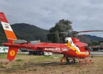 Menina é intubada após tentar fazer pipoca em fogão à lenha, no Vale do Itajaí