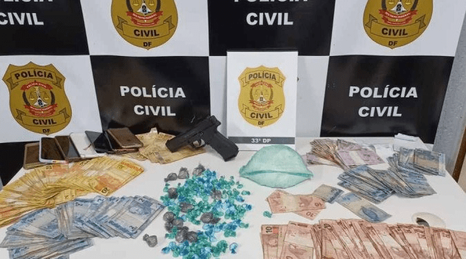 Pai e filha são presos com R$ 50 mil em cocaína em Santa Maria