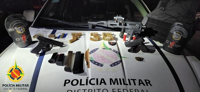 PMDF apreende duas pistolas no Guará