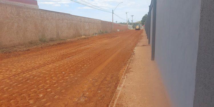 Obras de pavimentação avançam na Rua do Sol, no Gama