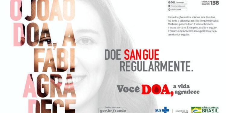 Ministério da Saúde inicia campanha nacional de doação de sangue