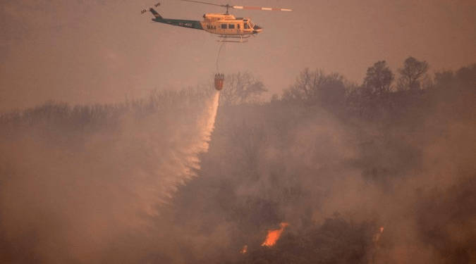Incêndios florestais na Espanha causam morte de duas pessoas
