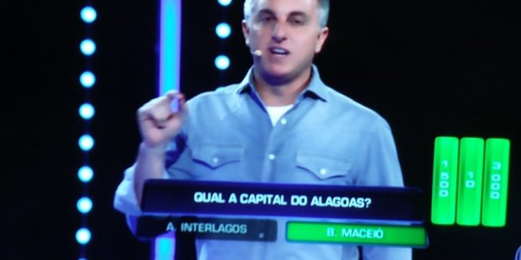 Luciano Huck usa termo errado ao falar de Alagoas no Domingão e causa revolta
