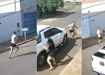 De cueca, advogado corre atrás da mulher e a arrasta na rua