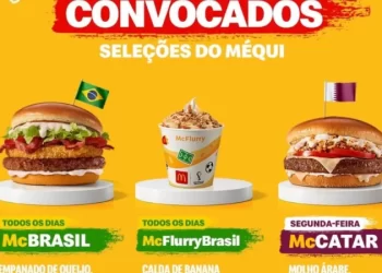 McDonald’s anuncia lançamento de lanches temáticos da Copa