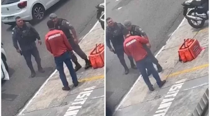 Juíza flagra policiais rasgando CNH de motoboy durante abordagem em Manaus