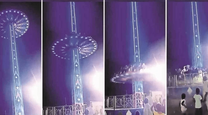 Acidente com brinquedo em parque de diversão na Índia deixa 15 feridos