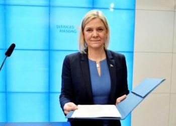 Primeira-ministra da Suécia reconhece vitória da direita e renuncia