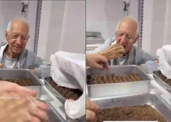 Vovô com Alzheimer ‘rouba’ brigadeiros da neta confeiteira