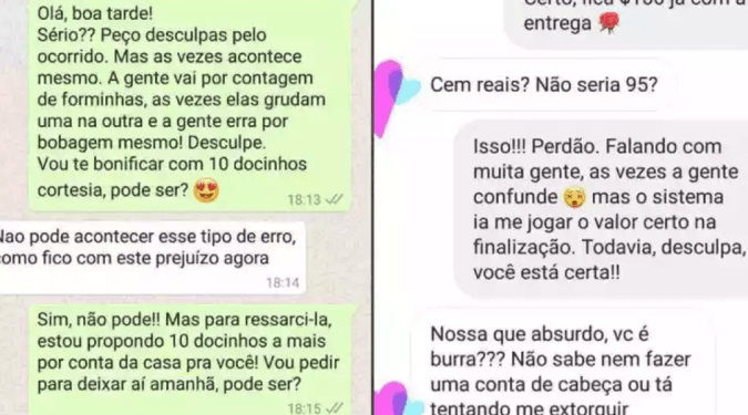 ‘Trabalhar com público é castigo de Deus’: prints de vendedores viralizam