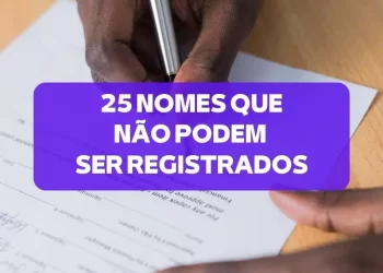 Estes 23 nomes são proibidos e não podem ser registrados no Brasil