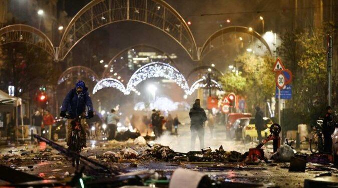 Bruxelas registra casos de vandalismo após derrota da Bélgica para Marrocos