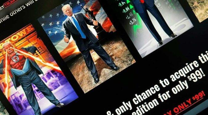 Donald Trump anuncia NFTs colecionáveis de si mesmo